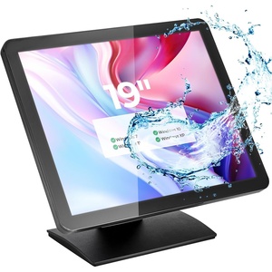 image:imageMUNBYN 19inch POSTouchscreenMonitor LED Backlit MultiTouchScreenMonitor HDMIVGA Capacitive Display True Flat Seamless Design for Retail Restaurant Bar Gym 2Y Protection