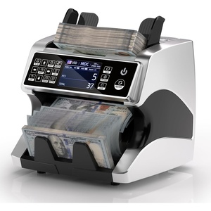 image:imageMUNBYN IMC01 Bank Grade Money Counter Machine Mixed Denomination 2CISUVIRMGMT Counterfeit Detection Serial Number MUL Currency Cash Counter Printer Compatible 2Y Warranty WhiteSilver