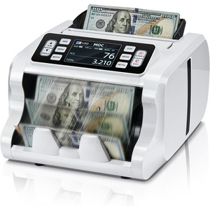image:imageMUNBYN IMC09 Mixed Denomination Money Counter Machine Value Counting UVMGIRMT Bill Counter 35 TFT Display Money Counting Machine USD EUR MXN CAD Cash Counter for Business WhiteWhite