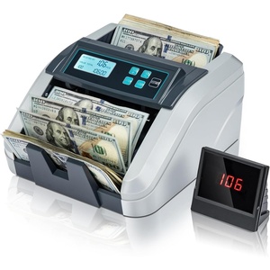 image:imageMUNBYN IMC51 Money Counter Machine Count Value AddBatchAdd Value Mode Bill Counter UVMGIRMT Detection USD only Cash Counter1100 Billsmin Money Counting Machine with LCD Display BlackGray