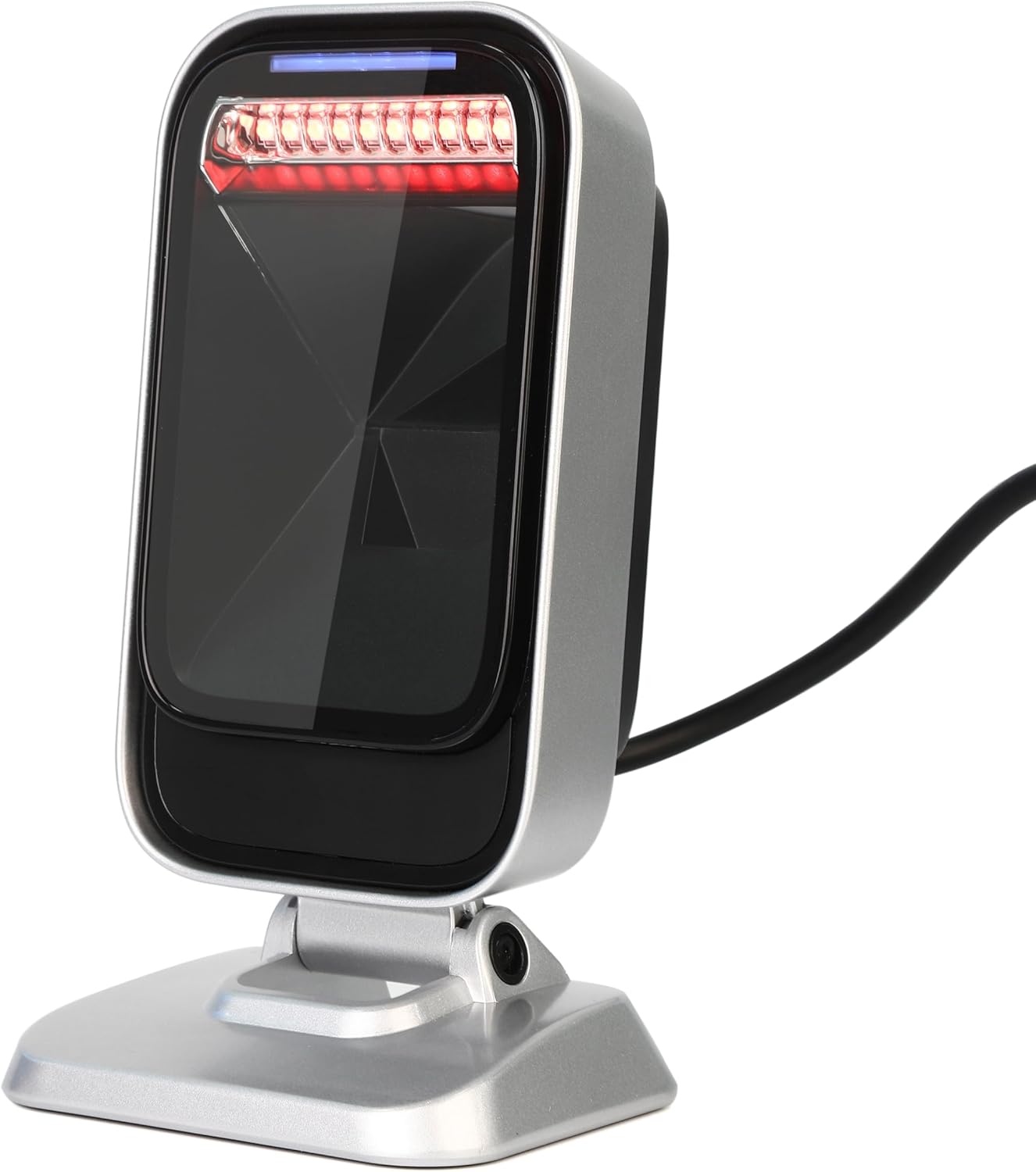 image:imageMUNBYN 1D 2D QR Desktop Barcode Scanner Omnidirectional ManualAutomatic Image Sensing Scanner HandsFree USB Scanner for Windows Linux Mac PC for Mobile EPayment Supermarket POS System Library