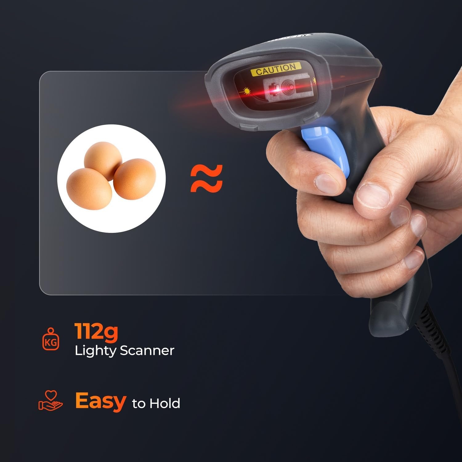 image:imageMUNBYN Book Scanner for Personal Library 1D2D USB Handheld Barcode Scanner Support ISBNUPC and Other Barcode Plug amp Play