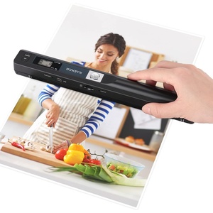 image:imageMUNBYN Portable Scanner 900 DPI Photo Scanner for A4 Documents amp Pictures Wand Reader with 16G SD Card Flat Scanning USB Transfer to PCLaptop No Driver Required Blackblack