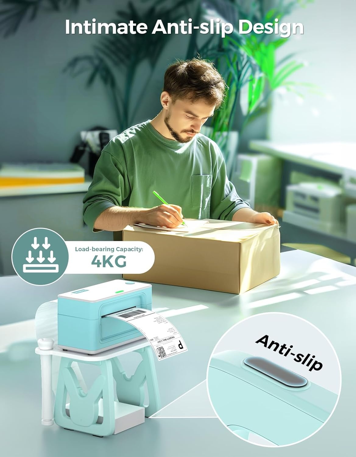image:imageLabel Holder for Rolls and Fanfold Labels4x6 Direct Thermal Shipping Label 220 LabelsRoll