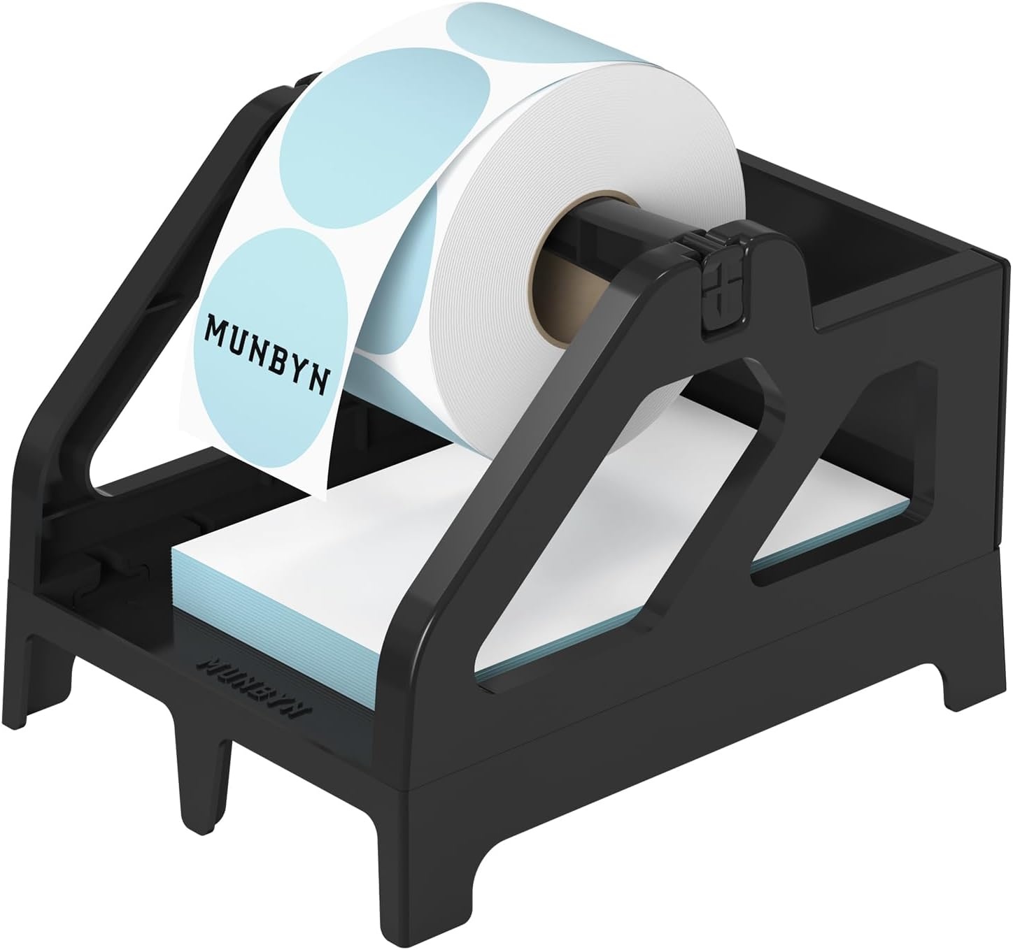 image:imageMUNBYN 130B Bluetooth Thermal Label Printer2 Inch Circle Thermal Sticker LabelsShipping Label Holder