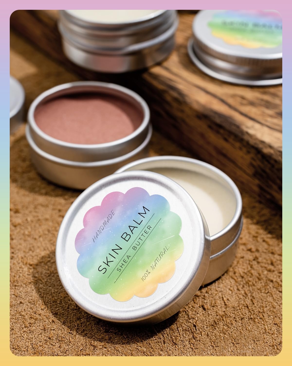 image:imageMUNBYN Flower ShapeThermal Label Stickers 225inch Watercolor Thermal Labels MultiPurpose Stickers for Packaging Gifts Business DIY Logo Design 500 Labels1 Roll ITLP22LLRD