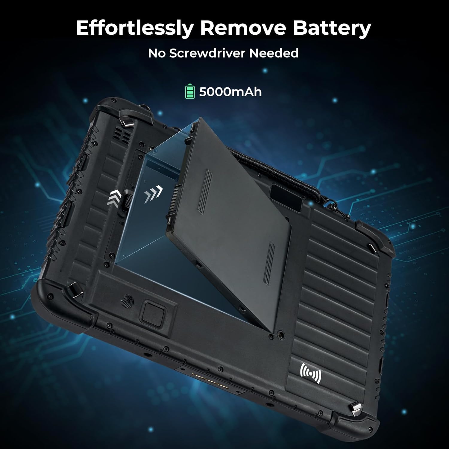 image:imageMUNBYN Rugged Tablet IRT08 101 inch Windows Tablet Windows 11 Pro 8GB128GB Intel N5100Sunlight Readable 4G LTE GPS Heavy Duty Industrial Outdoor Work PC BT51 WiFi 2Y Protection