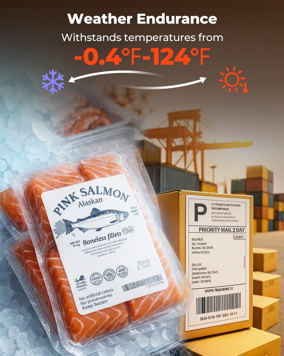 image:imageMUNBYN Thermal Direct Shipping Labels 4x6 Labels for Thermal Printer 500 Sheets1 Rolls Commercial Grade380 Labels