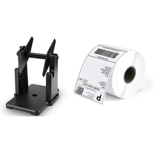 image:imageMUNBYN 2 in 1 External Rolls Label HolderThermal Direct Shipping Label Pack of 500 4x6 Per Roll Labels