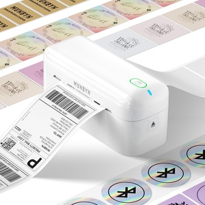 image:imageMUNBYN Bluetooth Thermal Label Printer RealWriter RW402B 4x6 Shipping Label Printer for Small Business Compatible with Android iPhone and Windows Mac ChromebookWhite