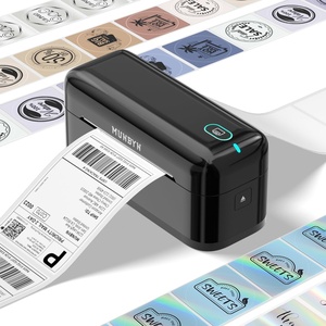 image:imageMUNBYN Bluetooth Thermal Label Printer RealWriter RW402B 4x6 Shipping Label Printer for Small Business Compatible with Android iPhone and Windows Mac ChromebookBlack