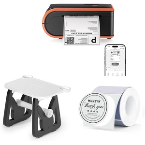 image:imageMUNBYN MC240 Bluetooth Thermal Label Printer2 Inch Circle Thermal Sticker LabelsLabel Holder for Rolls and Fanfold Labels