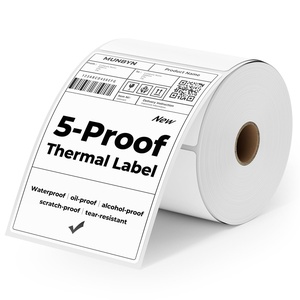 image:imageMUNBYN Thermal Direct Shipping Labels 4x6 Labels for Thermal Printer 500 Sheets1 Rolls Commercial Grade380 Labels