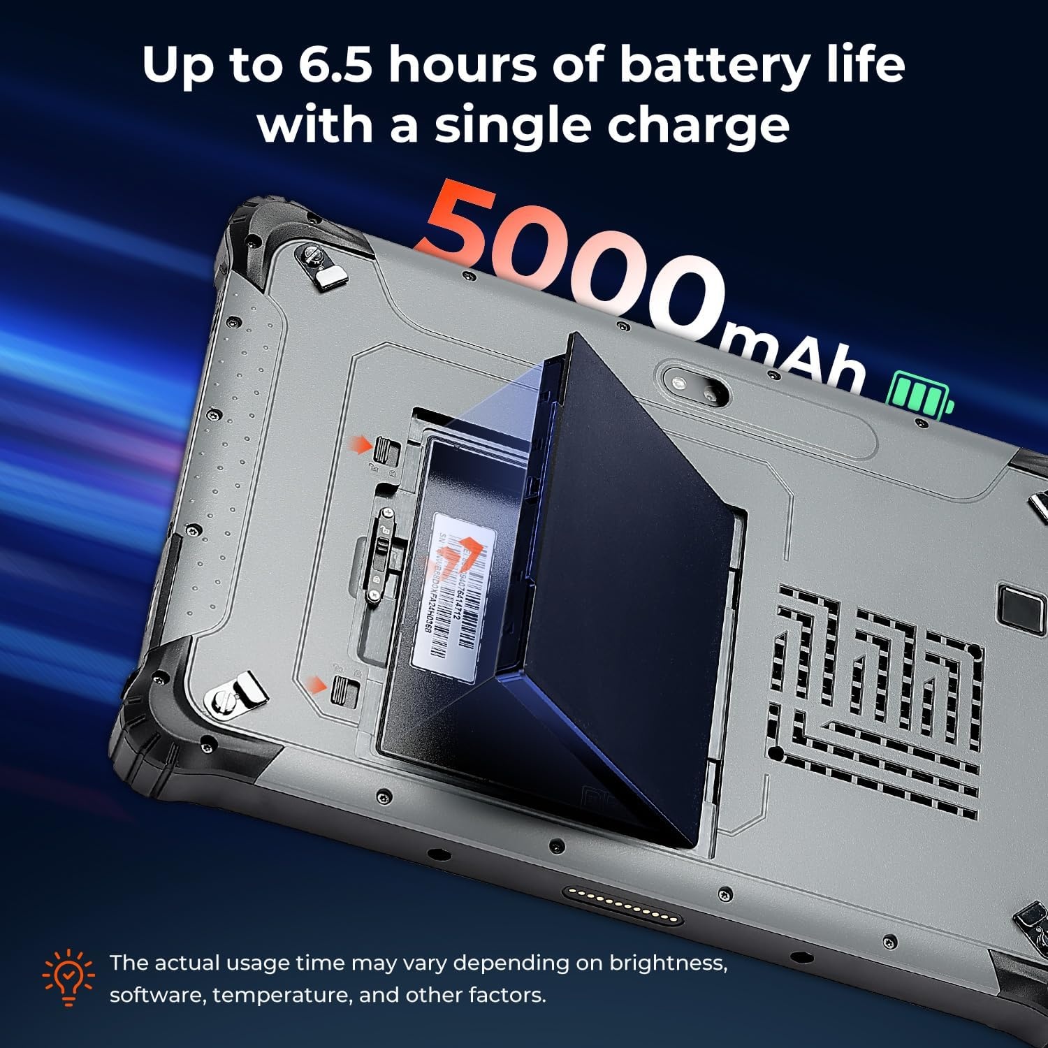 image:imageMUNBYN Rugged Windows Tablet IRT12 1000nit Sunlight Readable WiFi 6 Tough Tablet 101inch Windows 11 Pro Intel N100 8GB128GB Rugged PC 4G LTE GPS Outdoor Computer 2026 2Y ProtectionGray