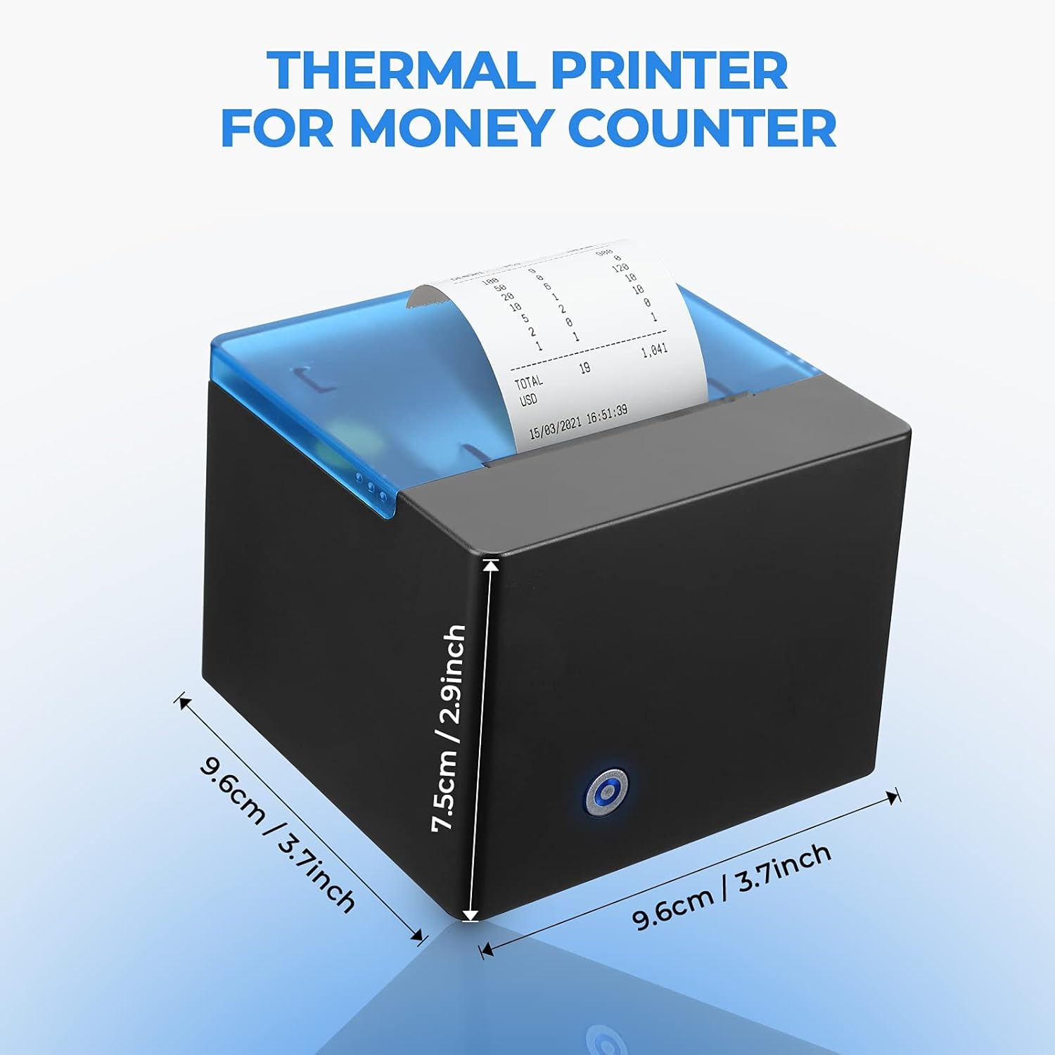 image:imageMUNBYN Thermal Printer for Mixed Denomination Money Counter Machine Connect and Use