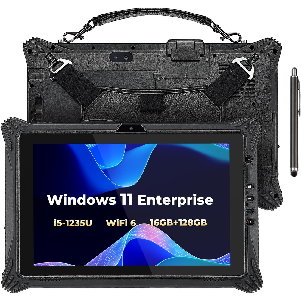 image:imageMUNBYN HighEnd Rugged Windows Tablet IRT10 101 Windows 11 IoT Enterprise i51235U WiFi 6 Rugged Tablet16GB128GB Replaceable SSDHot Swappable for Construction Work2Y Protection