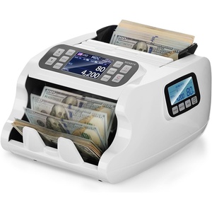 image:imageMUNBYN IMC22 Money Counter Machine Mixed Denomination DualDisplay CISUVIRMG Counterfeit Detection Bill Counter USD MXN COP CAD Cash Counter for Business Merchant 2Y Protect White