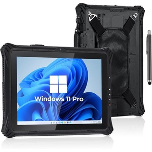 image:imageMUNBYN Rugged Windows Tablet IRT09 122 Windows 11 Pro Intel N5105 16GB128GB Replaceable SSD 4G LTE Dual Batteries amp Hot Swappable Heavy Duty Tablet for Construction Worker 2Y Protection