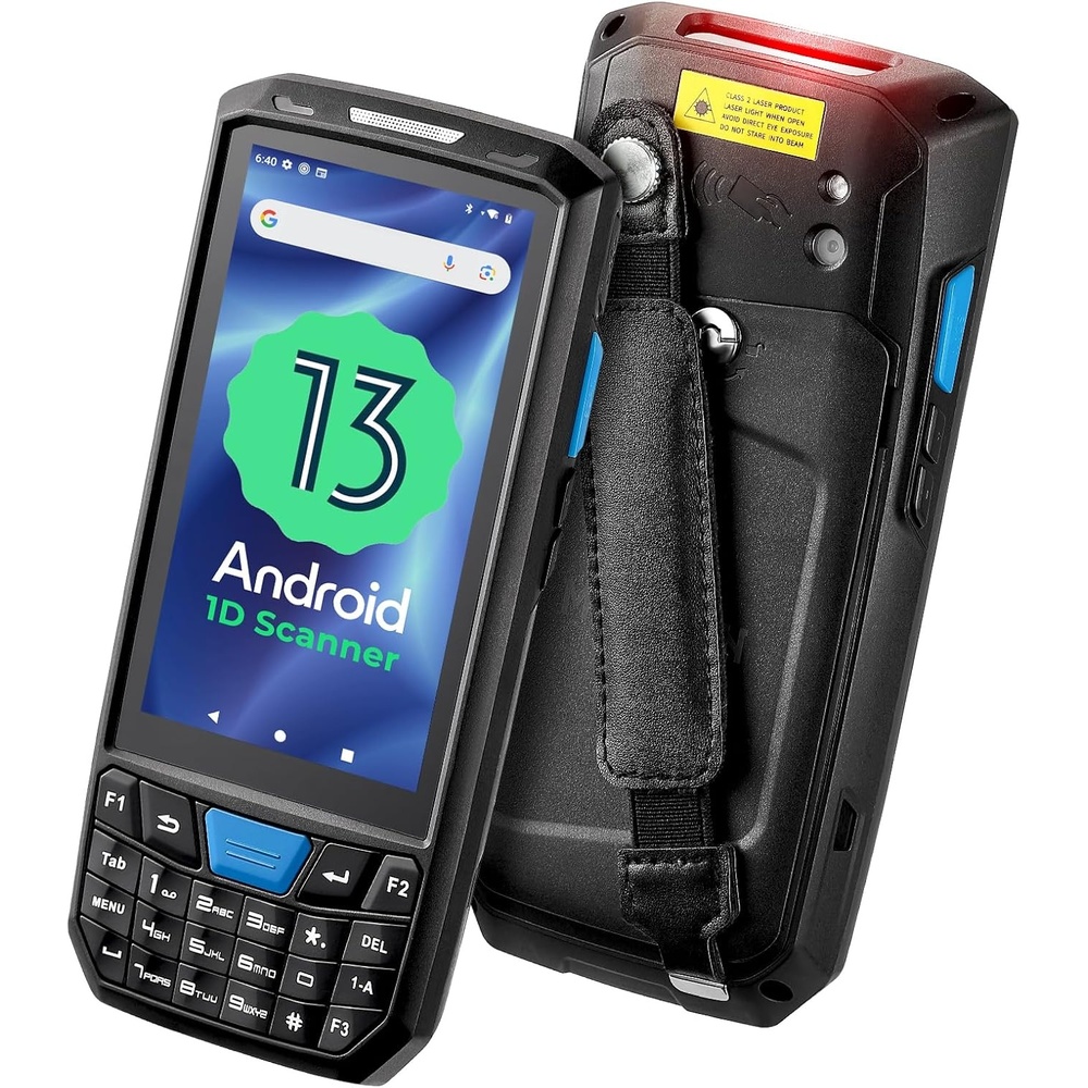 image:imageMUNBYN Android 13 Barcode Scanner 035Pro Equip with Honeywell N4313 1D Handheld Scanner 4GB64GB Rugged PDA Handheld Computer 4G LTE for for Small Business Warehouse