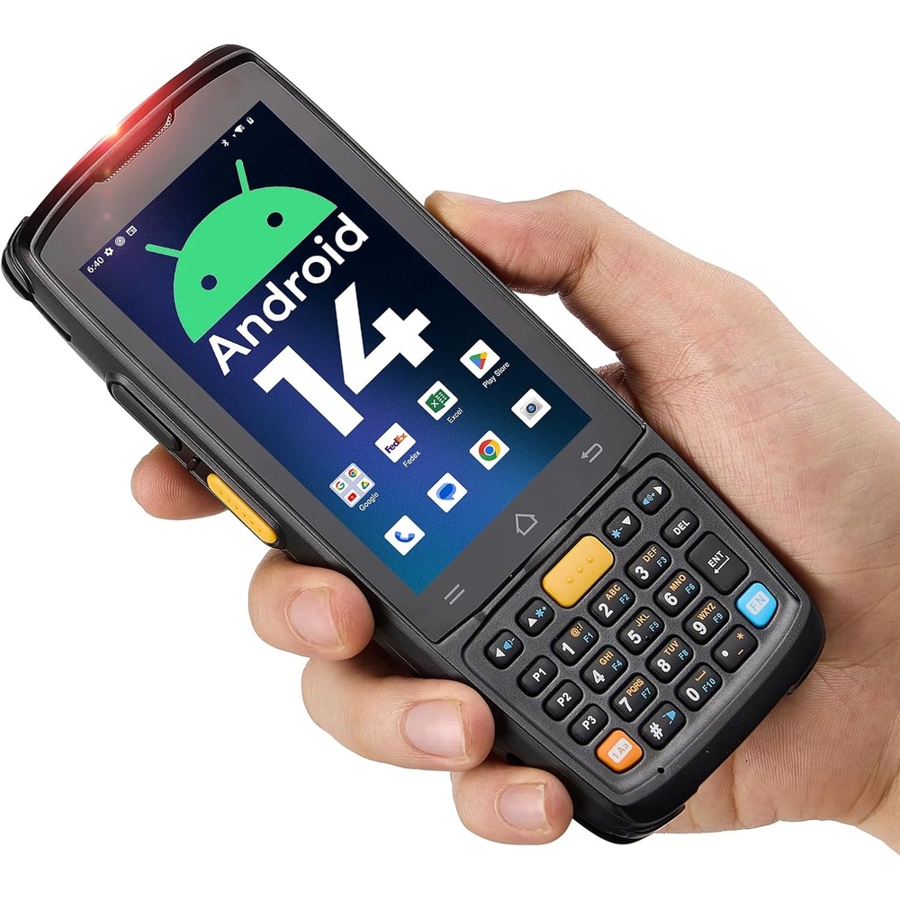image:imageMUNBYN Android Barcode Scanner MC005 Android 14 4GB64GB PDA Handheld Equipped with HS7 1D amp 2D Bar Code Scan Engine 4inch Touchscreen 5000mAh Mobile Scanner for Inventory Warehouse