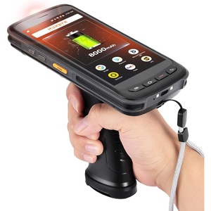 image:imageMUNBYN Android 13 Barcode Scanner Handheld Mobile Computer 1D2D QR US Repair Center 2 Years NoCharge Repairs Zebra SE4750 Engine 8000mAh Full Screen with Pistol Grip 4G WiFi PDA Scanner