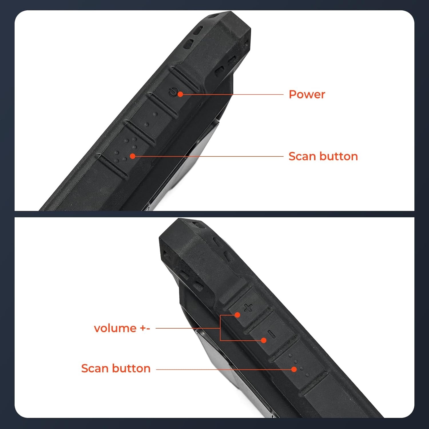 image:imageMUNBYN Android Barcode Scanner Cover for IPDA086PIPDA101P Model with Pistol Grip One Not Compatible Without Pistol Grip One