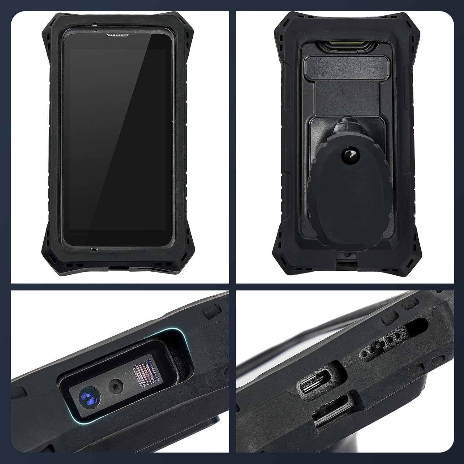 image:imageMUNBYN Android Barcode Scanner Cover for IPDA086PIPDA101P Model with Pistol Grip One Not Compatible Without Pistol Grip One