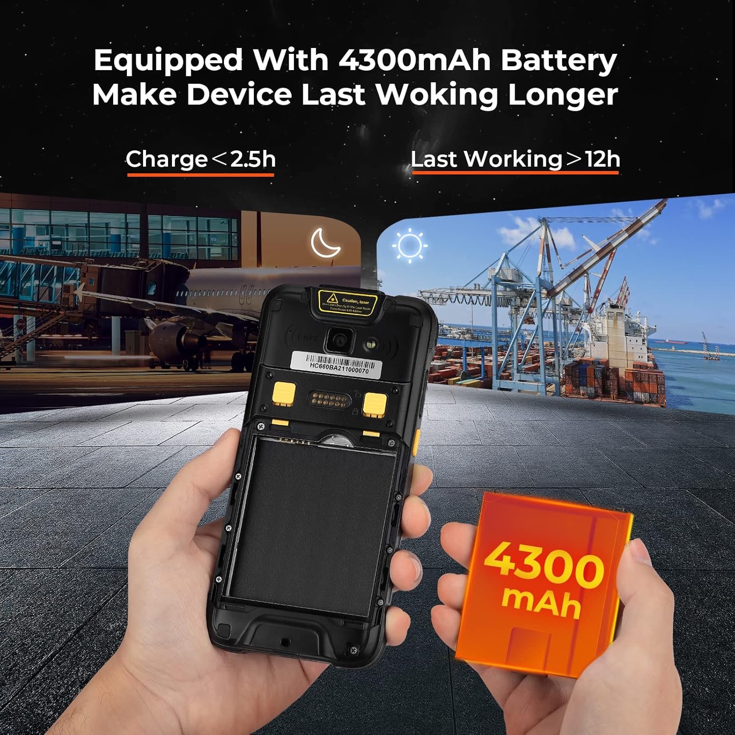 image:imageMUNBYN Barcode Scanner with OCR Funtion Android 13 Honeywell N6703 55 PDA Mobile Computer Handheld WiFi 2G3G4G 1D2DQR