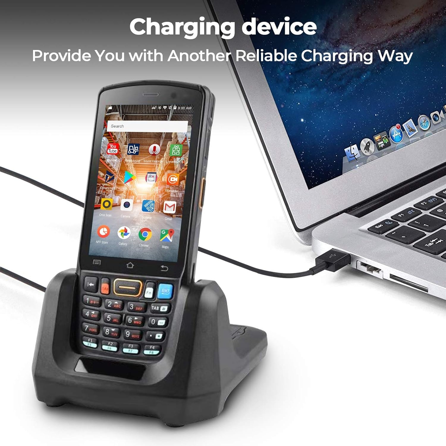 image:imageMUNBYN Original Accessory Dock Charger for Android 90 Scanner Charging Station Charging Cradle Only for IPDA082IPDA082P