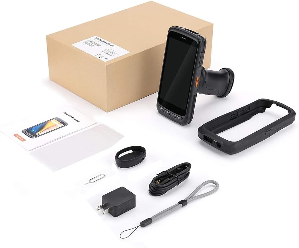 image:imageMUNBYN Pistol Grip for IPDA087 Android Barcode Scanner Android 11 Data Terminal IP65 Rugged PDA 4G WiFi GPS BT 8000mAh Battery 1D2D QR Zebra Scanner Spare Part Only The PDA Device Not Included