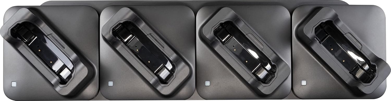 image:imageMUNBYN Quadruple Dock Charger for IPDA087 Support Charging with Case amp Pistol Grip Dock Charger Cradle for Android Scanner IP65 8000mAh