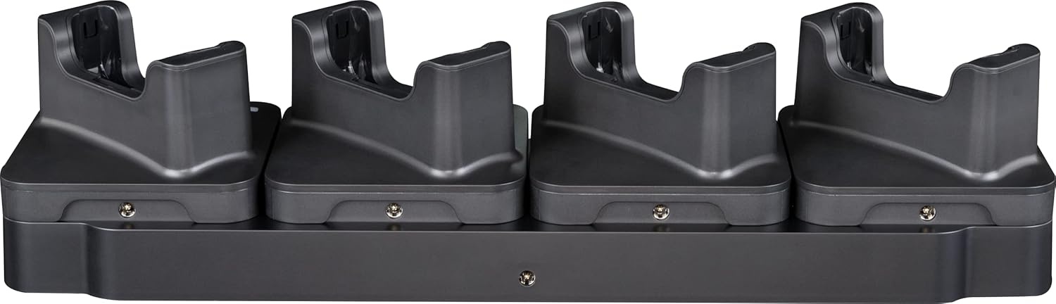 image:imageMUNBYN Quadruple Dock Charger for IPDA087 Support Charging with Case amp Pistol Grip Dock Charger Cradle for Android Scanner IP65 8000mAh